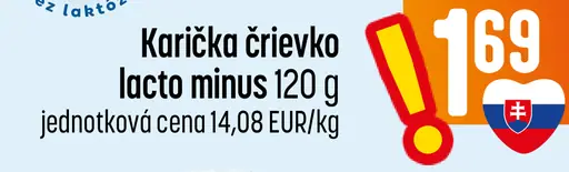 Karička črievko Lacto Minus