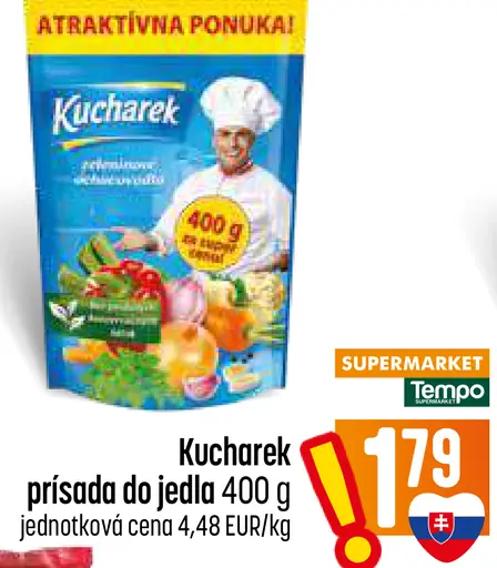Kucharek prísada do jedla