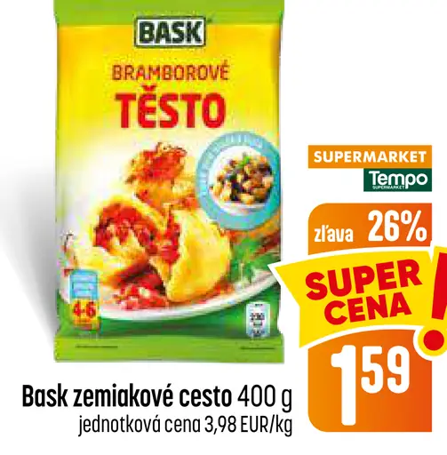 Bask Zemiakové cesto