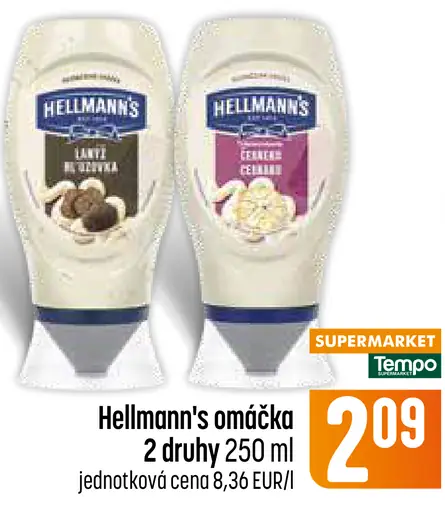 Hellmann's omáčka 2 druhy