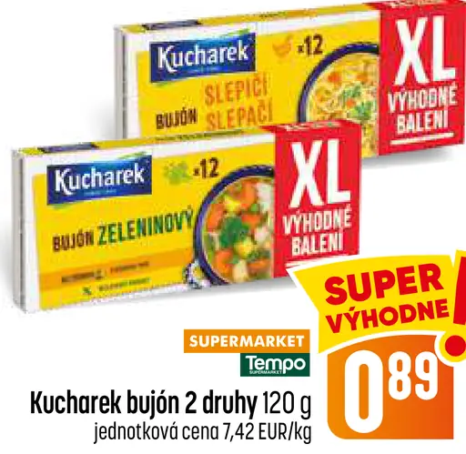 Kucharek bujón – 2 druhy