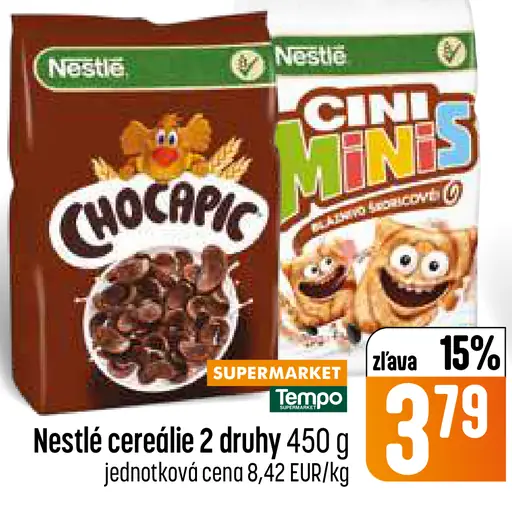NESTLÉ CHOCAPIC cereálie