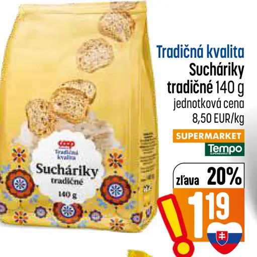 Coop Tradičná kvalita sucháriky