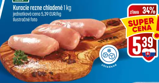 Kuracie rezne chladené