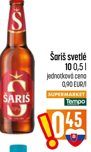 Šariš svetlé 10