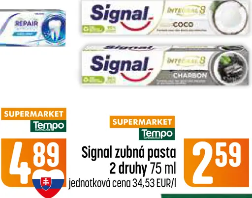 Signal zubná pasta