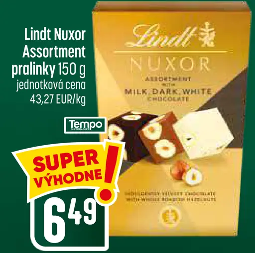 Lindt Nuxor Assortment pralinky