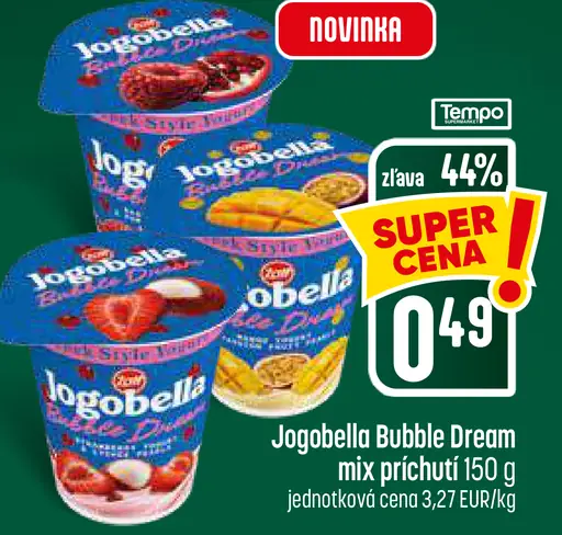 Jogobella Bubble Dream mix príchutí
