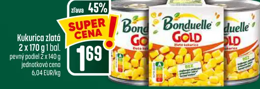 Bonduelle Gold Zlatá kukurica