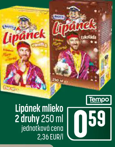 Lipánek mlieko, 2 druhy