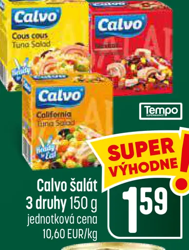 Calvo šalát, 3 druhy