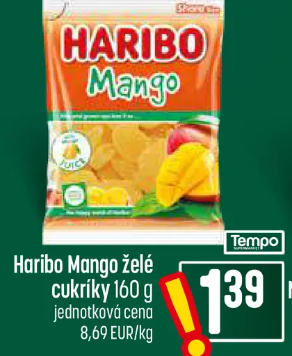 Haribo Mango želé cukríky