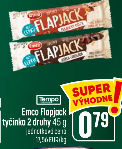 Emco Flapjack tyčinka 2 druhy