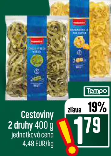 Cestoviny, 2 druhy