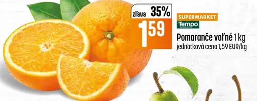 Pomaranče voľné