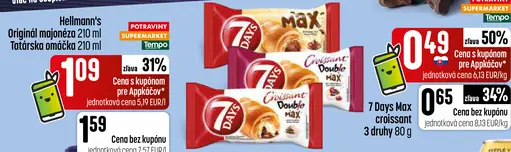 7 Days croissant 2 druhy
