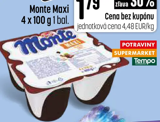 Monte Maxi, 4 × 100 g