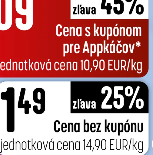 Karička plátky 2 druhy