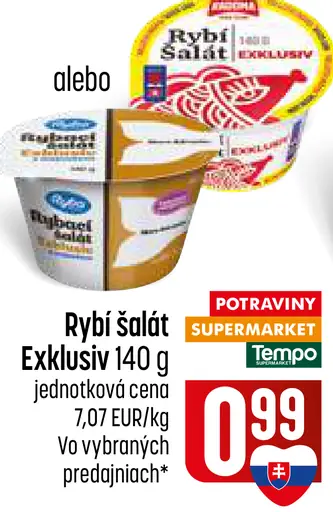 Rybí šalát Exclusiv