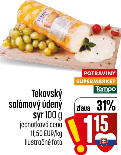 Tekovský salámový syr