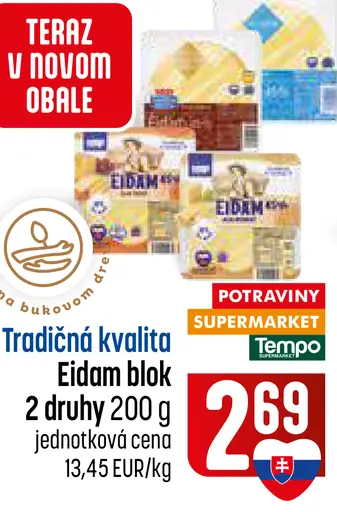 Eidam blok 2 druhy