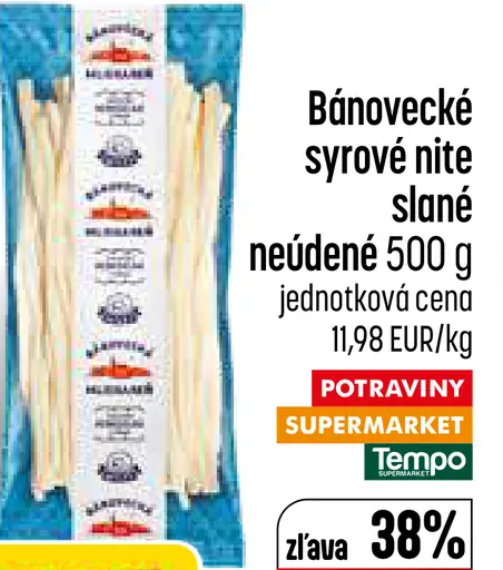 Bánovecké syrové slané neúdené nite