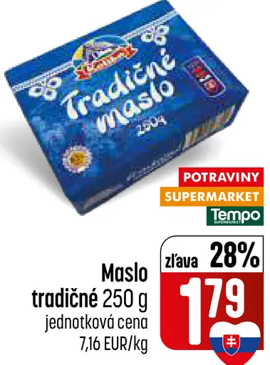 Tradičné maslo