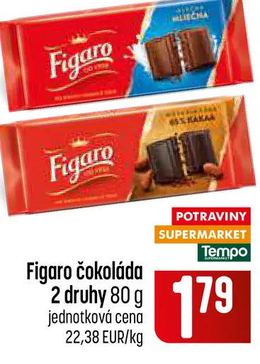 Figaro čokoláda 2 druhy