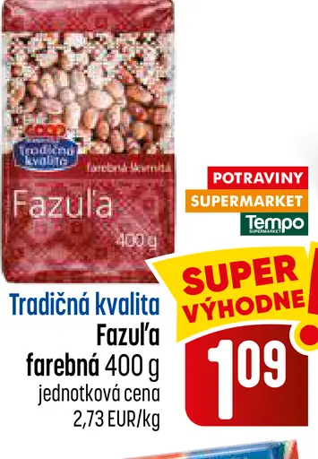Tradičná kvalita farebná fazuľa