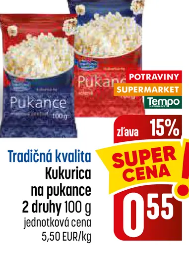 Kukurica na pukance