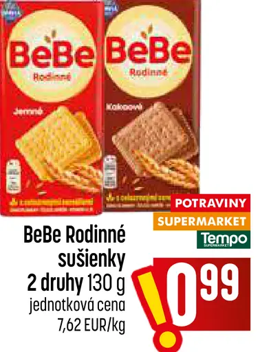 BeBe Rodinné sušienky