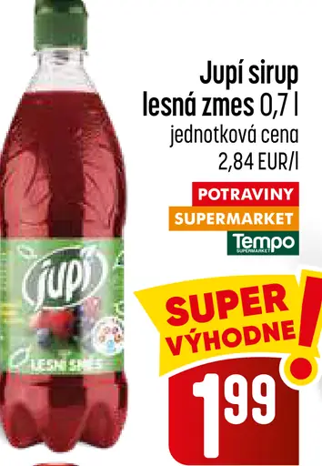 Jupí Sirup lesná zmes