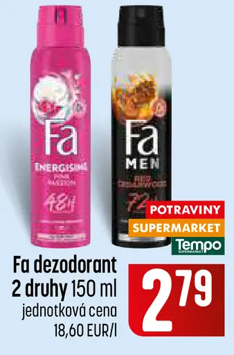 Fa dezodorant