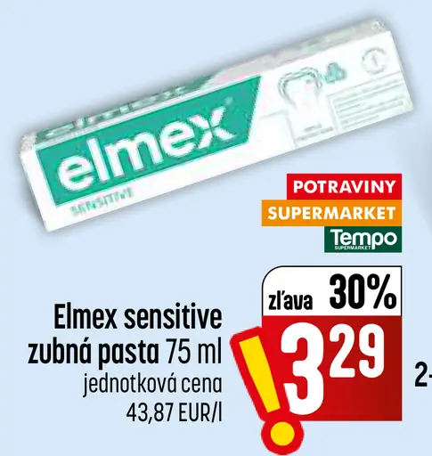 Elmex zubná pasta Sensitive