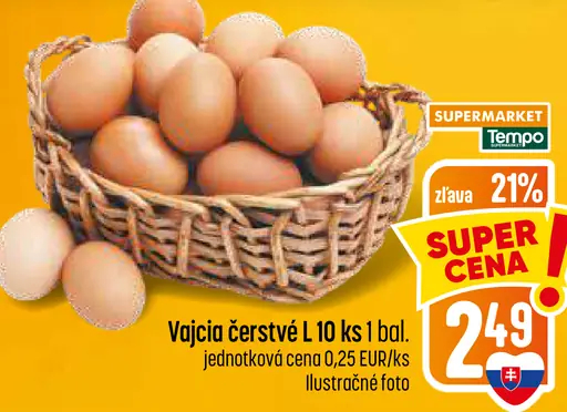 Čerstvé vajcia