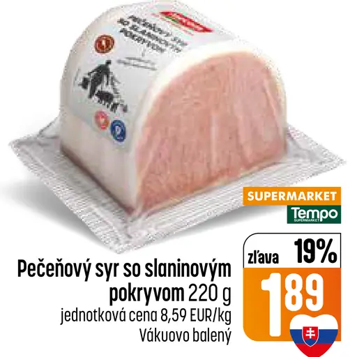 Pečeňový syr so slaninovým pokryvom