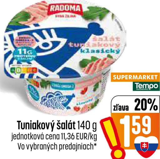 Radoma tuniakový šalát