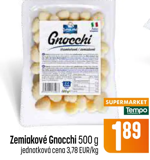 Chladený Zemiakové gnocchi