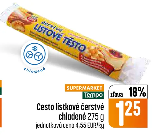 Cesto lístkové čerstvé chladené