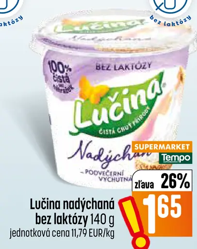 Lučina Nadýchaná bez laktózy