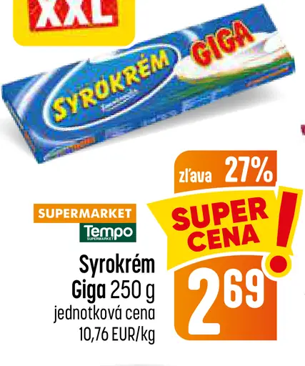 Syrokrém Giga