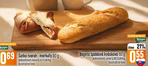 Bageta špaldová