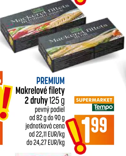 Makrelové filety