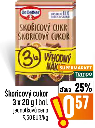 Dr. Oetker Škoricový cukor