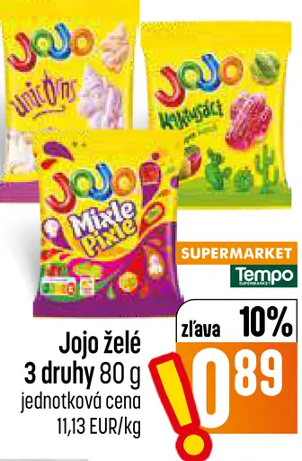 Jojo želé 3 druhy