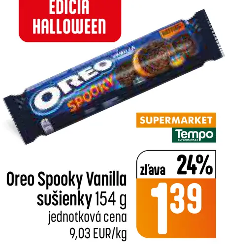 Oreo Spooky vanilkové sušienky
