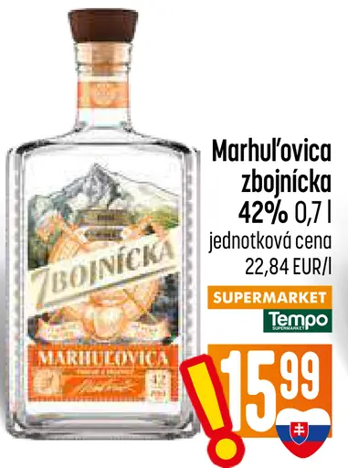 Marhuľovica zbojnícka 42 %
