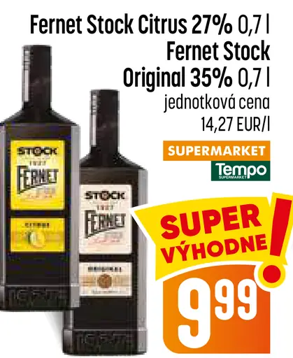 Fernet Stock citrus 27 %