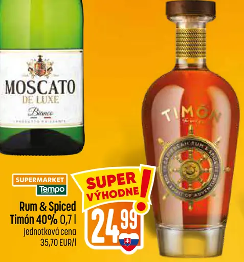 Timón Rum & Spiced 40%