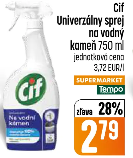 Cif Univerzálny na vodný kameň
